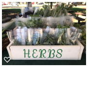 Cut Herb Display